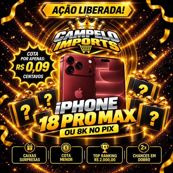 iPhone 18 Pro MAX ou 8K no Pix